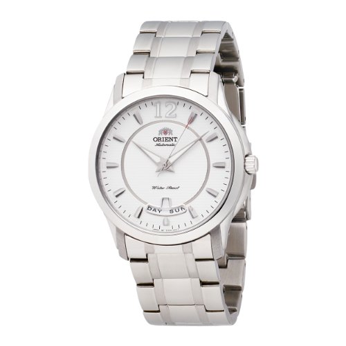 Orient Men's CEV0M001W 21 Jewel Automatic with Full Day and Date White Face (Watch) 