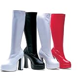 5 Heel Stretch Knee Boots. W/Inner Zipper. by Ellie