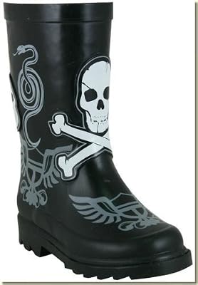 Chooka - Kid's Dueling Skulls Rain Boots