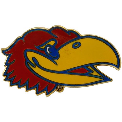Kansas Jayhawks Head Team Collectible Pin