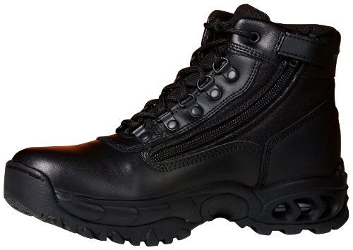 Men's Ridge® AIR-TAC Mid-zipper Steel Toe Tactical Boots Black