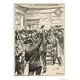 White-Faced Men Shrieked with Hoarse Voices That They Sold, Everybody Sold! Giclee Poster Print by W.d. Almond, 18x24