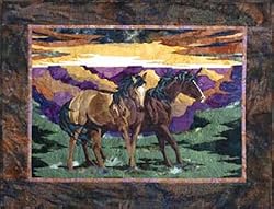 Bigfork Bay Toni Whitney Wild Horse Canyon Fusible Applique Quilt Pattern