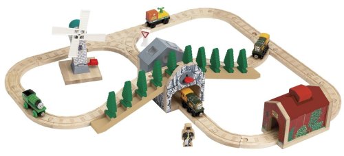 41a MorlD%2BL Thomas & Friends Wooden Railway   Storm on Sodor Set
