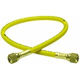 Uniweld H2SSM Service Hose with Brass Knurled 1/4-Inch Female Flare Fittings with Rubber Gasket Seats, 24-Inch