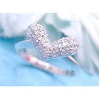 (ビジューフォーユー) bijoux4u CZリング 12.5号 ハートモチーフ　　 J10789-12.5 [インポート]