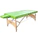 miAco Ayurveda wood portable massage table.