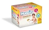 from Huggies Huggies Natural Fit Size 4 (15-31 lbs/7-14 kg) Nappies - Pack of 64 (Model 2061983)