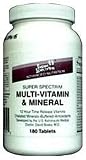 Super Spectrim Multi-vitamin & Mineral, 180 Tabs, 0.8 Bottle