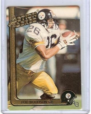 ROD WOODSON 1991 ACTION PACKED #230, PITTSBURG STEELERS