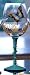 Butterfly White Wine Glass with Beaded Stem