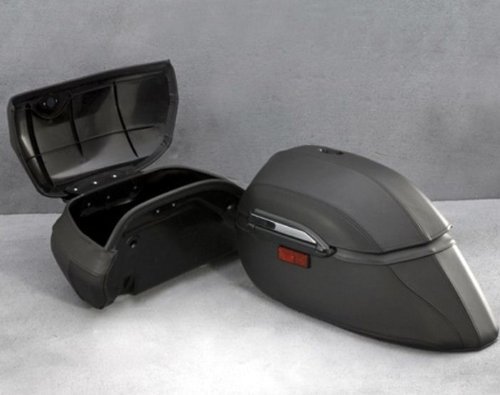 hard leather saddlebags