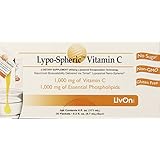 Lypo-Spheric Vitamin C , 0.2 fl oz. - 30 Packets | 1,000 mg Vitamin C Per Packet | Liposome Encapsulated for Maximum Bioavailability | Professionally Formulated | 100% Non-GMO, Ultra-Potent Vitamin C | 1,000 mg Essential Phospholipids Per Packet