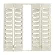 California Shutters in Cloudy White 60 x 60