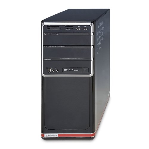 Gateway DX4200-09 - Tower - 1 x Phenom X4 9100e / 1.8 GHz - RAM 4 GB - HDD 1 x 640 GB - DVD?RW / DVD-RAM - Radeon HD 3200 - Mdm - Gigabit Ethernet - Vista Home Premium 64-bit - Monitor : none