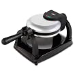 Belgian Flip Waffle Maker, Silver