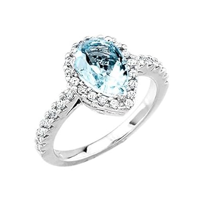 Where to buy aquamarine engagement rings