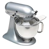 KitchenAid KSM150PSMC Artisan Series 5-Quart Mixer, Metallic Chrome