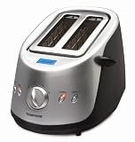 Review Toastess TT-389 / Toastess TT-389 Silhouette Digital Countdown 2-Slice Stainless-Steel Toaster