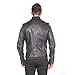 Diesel Men's L-Roshi Leather Jacket, Black, Small