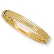 Fancy 14K Gold Bangle