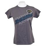 Jacksonville Jaguars Women's Retro Look NFL T-Shirt - Charcoal - XL