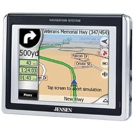 Jensen NVX200 3.5 Touch Screen Portable Navigation GPS System by Jensen