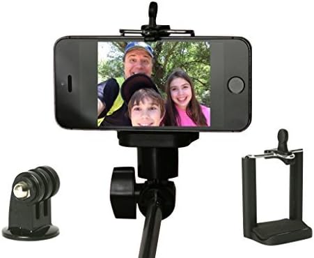 ROXANT Classic Selfie Stick Comes With All Adapters For iPhone, GoPro And Other Smartphones Extends to 43"