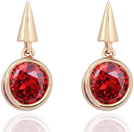 Stars Pavilion 2015 new arrival plated gold four colors zircon spike fashion Stud Earrings for women