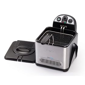 Presto 05463 QuickCool Stainless-Steel ProFry Electric Deep Fryer