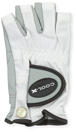 Merchants of Golf Women's Cool X Half Finger Gloves, Left Hand