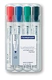 Staedtler Lumocolor 351 WP4 Whiteboard-Marker Etui mit 4 St�ck farblich sortiert