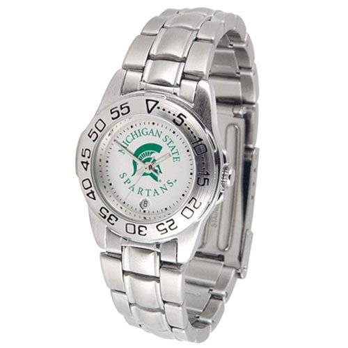 Michigan State Spartans NCAA Sport Ladies Watch (Metal Band)