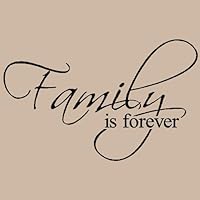 Family Is Forever vinyl lettering wall art saying home decor