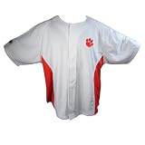 NEW Starter Clemson Tigers Baseball Mens Jersey - White/Orange