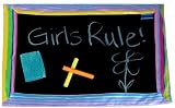Princess Linens Doodlebugz Chalk Talk Chalkboard Placemat Pink Striped