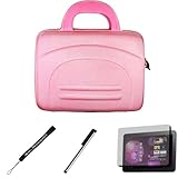 Pink eBigValue Protective Hard Nylon Cube Carrying Case with Handles For Sa ....