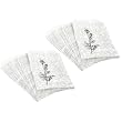 100 Silver Paper Gift Bags Shopping Tote Sales Bag 6 x 4"