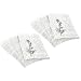 100 Silver Paper Gift Bags Shopping Tote Sales Bag 6 x 4"
