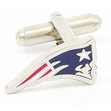New England Patriots NFL Logo'd Executive Cufflinks w/Jewelry Box