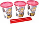Bob the Builder Set of 3 Straw Cups