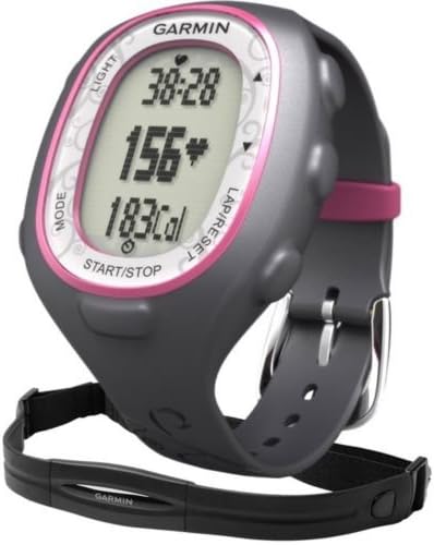 Garmin Fr70 Heart Rate Monitor Watch Runners Womens Pink Foot Pod