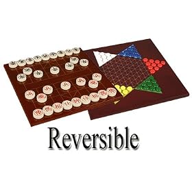 2-in-1 Chinese Checkers & Chess Game Set