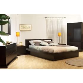 Zurich Cappuccino Eastern King 6 Piece Bedroom Set