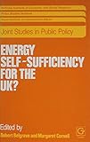 Energy self-sufficiency for the UK?