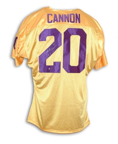 Billy Cannon LSU Autographed/Hand Signed Jersey Inscribed ''20'' and ''HT 59''