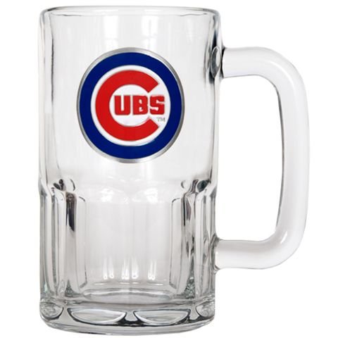 Chicago Cubs Large Glass Beer Mug