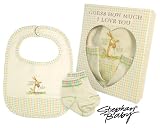 "Guess How Much I Love You" Baby Bib & Socks Gift Set