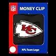 Kansas City Chiefs Large Enameled Pewter Money Clip/Card Holder - NFL Football Fan Shop Sports Team Merchandise