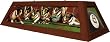 Pool Table Light Box Style Pool Dogs Mahogany Stain